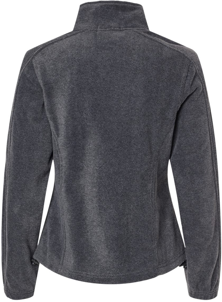 no-logo Burnside Ladies Polar Fleece Full-Zip Jacket-Fleece-Burnside-Thread Logic