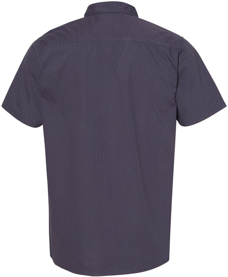 no-logo Burnside Peached Printed Poplin Short Sleeve Shirt-Wovens-Burnside-Thread Logic