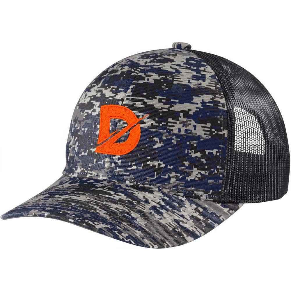 no-logo Port Authority Digi Camo Snapback Trucker Cap-Headwear-Port Authority-Thread Logic