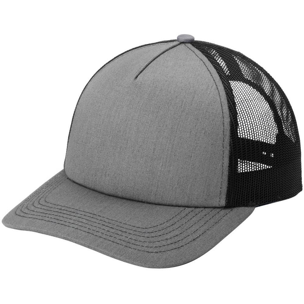 no-logo Port Authority Low-Profile Snapback 5-Panel Trucker Cap-Port Authority-Thread Logic