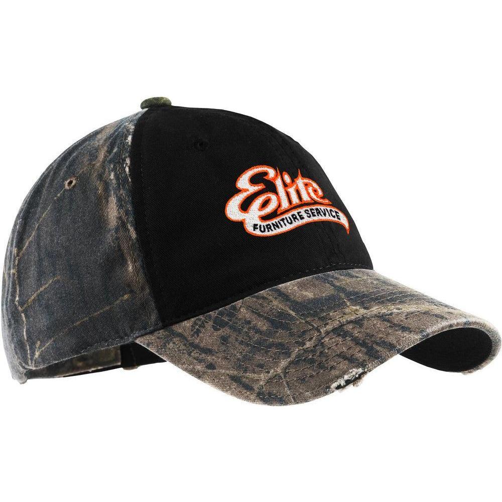 no-logo Port Authority Camo Cap with Contrast Front-Headwear-Port Authority-Thread Logic