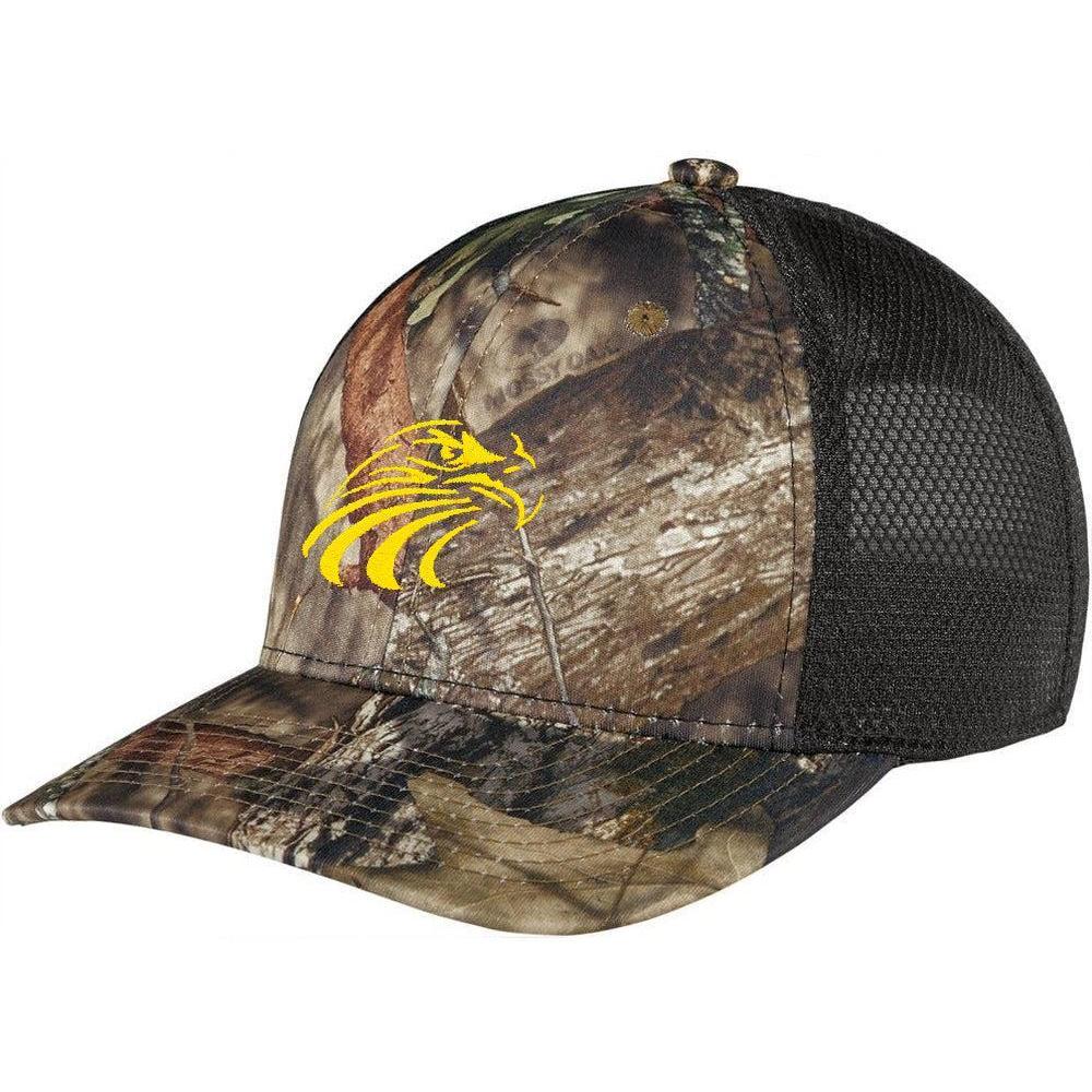 no-logo Port Authority Performance Camouflage Mesh Back Snapback Cap-Headwear-Port Authority-Thread Logic