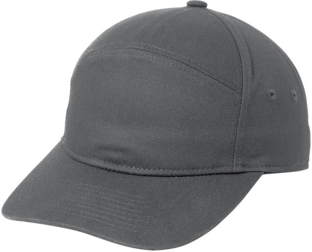 no-logo Port Authority 7-Panel Cap-Port Authority-Grey Steel-OSFA-Thread Logic