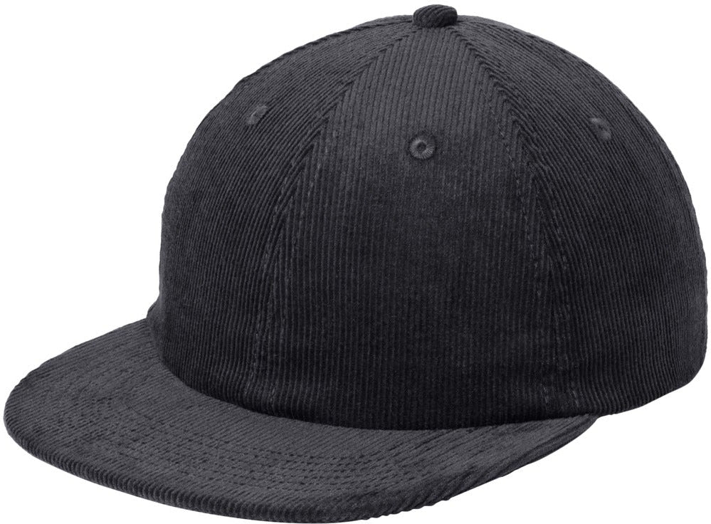 no-logo Port Authority Corduroy Cap-Port Authority-Graphite-OSFA-Thread Logic
