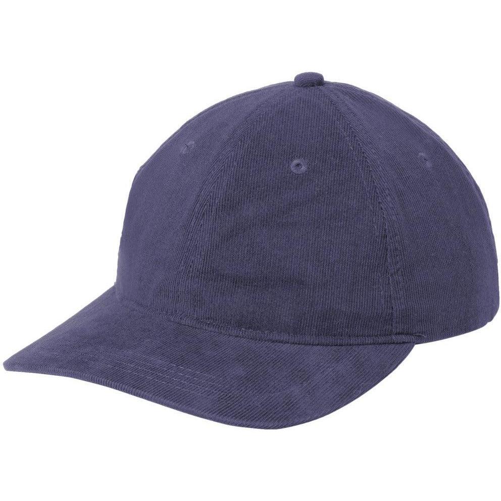 no-logo Port Authority Light Corduroy Dad Cap-Port Authority-Dress Blue Navy-OSFA-Thread Logic