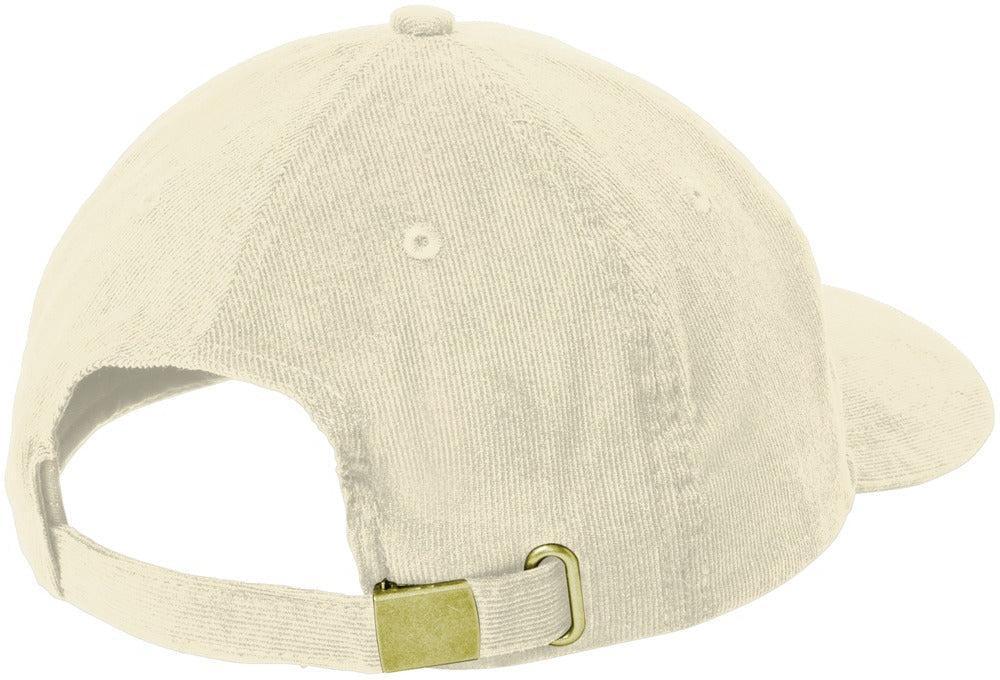 no-logo Port Authority Light Corduroy Dad Cap-Port Authority-Thread Logic