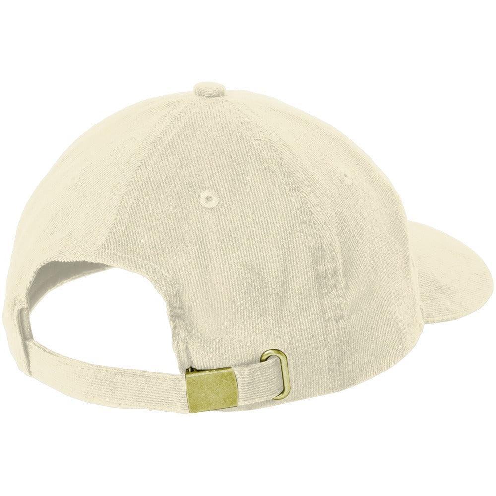no-logo Port Authority Light Corduroy Dad Cap-Port Authority-Thread Logic