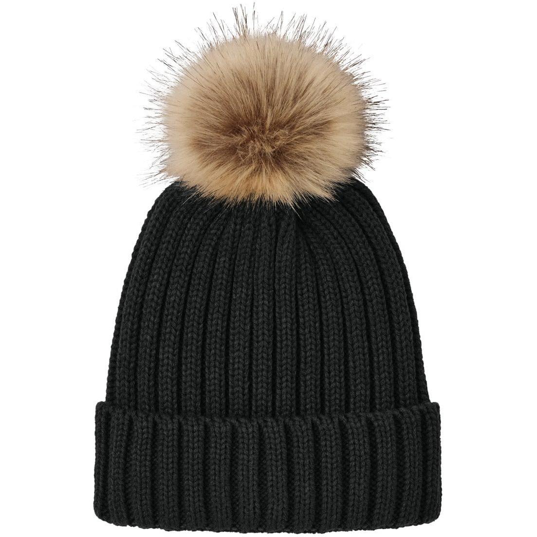 Port Authority Faux Fur Pom Beanie