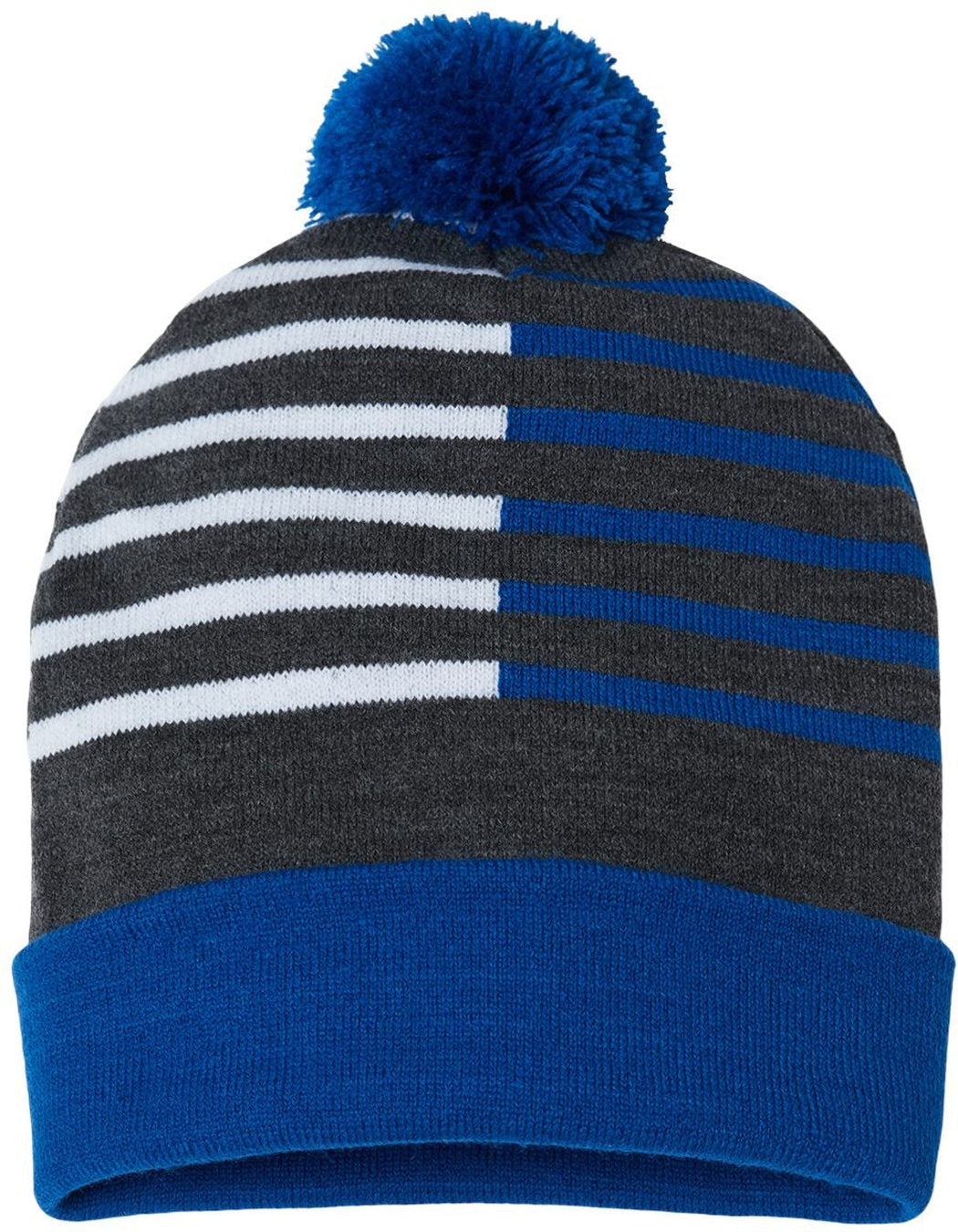 Cap America USA-Made Half Color Beanie
