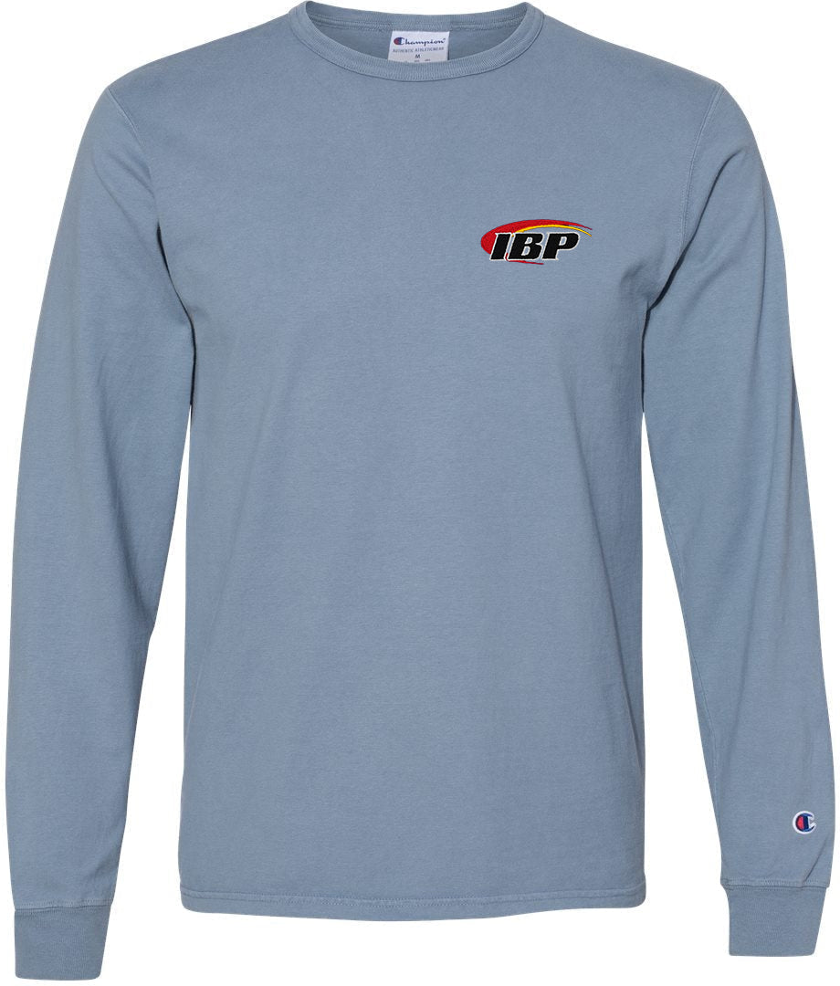 no-logo Champion Garment Dyed Long Sleeve T-Shirt-Men's T Shirts-Champion-Thread Logic