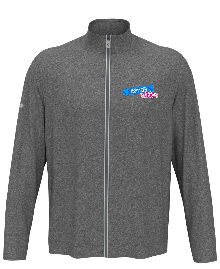 Callaway Full Zip Waffle Fleece Jacket with Embroidery CGM503