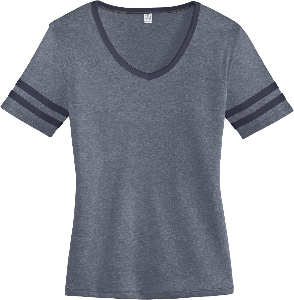 CLOSEOUT - Alternative Ladies Varsity Vintage 50/50 Tee