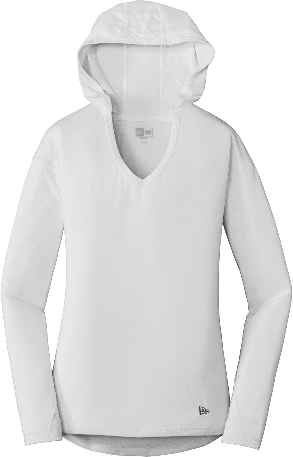 CLOSEOUT - New Era Ladies Tri-Blend Performance Pullover Hoodie Tee