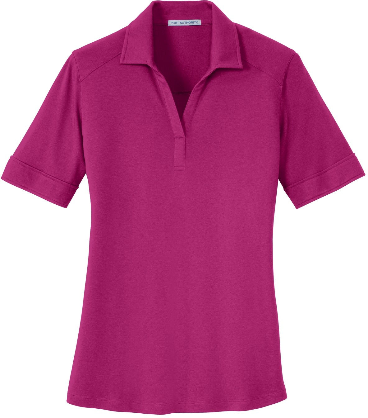 CLOSEOUT - Port Authority Ladies Silk Touch Interlock Performance Polo