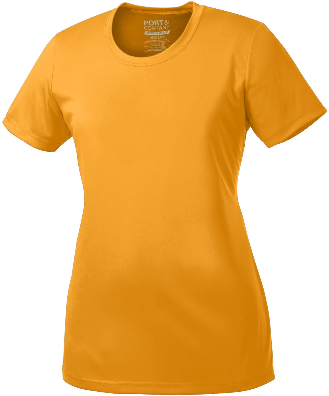 no-logo CLOSEOUT - Port & Company Ladies Performance Tee-Discontinued-Port & Company-Gold-4XL-Thread Logic