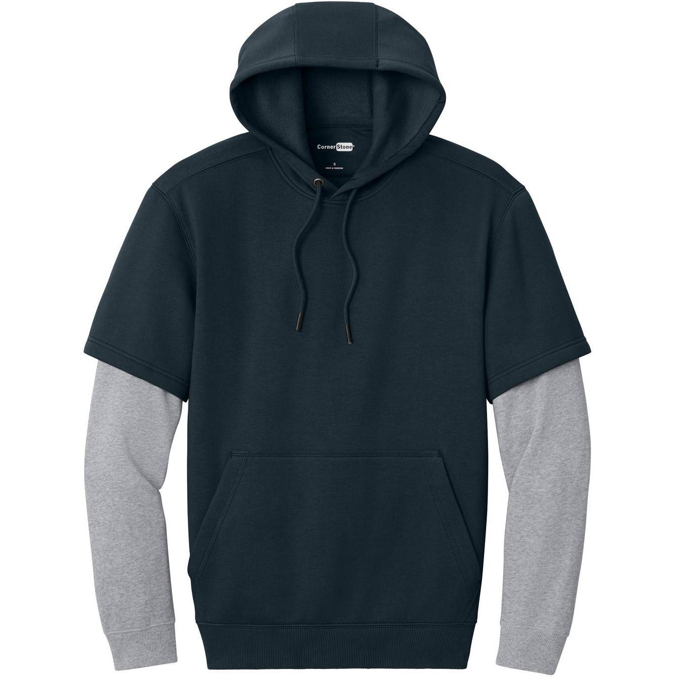 CornerStone Tough Fleece Layered Hoodie