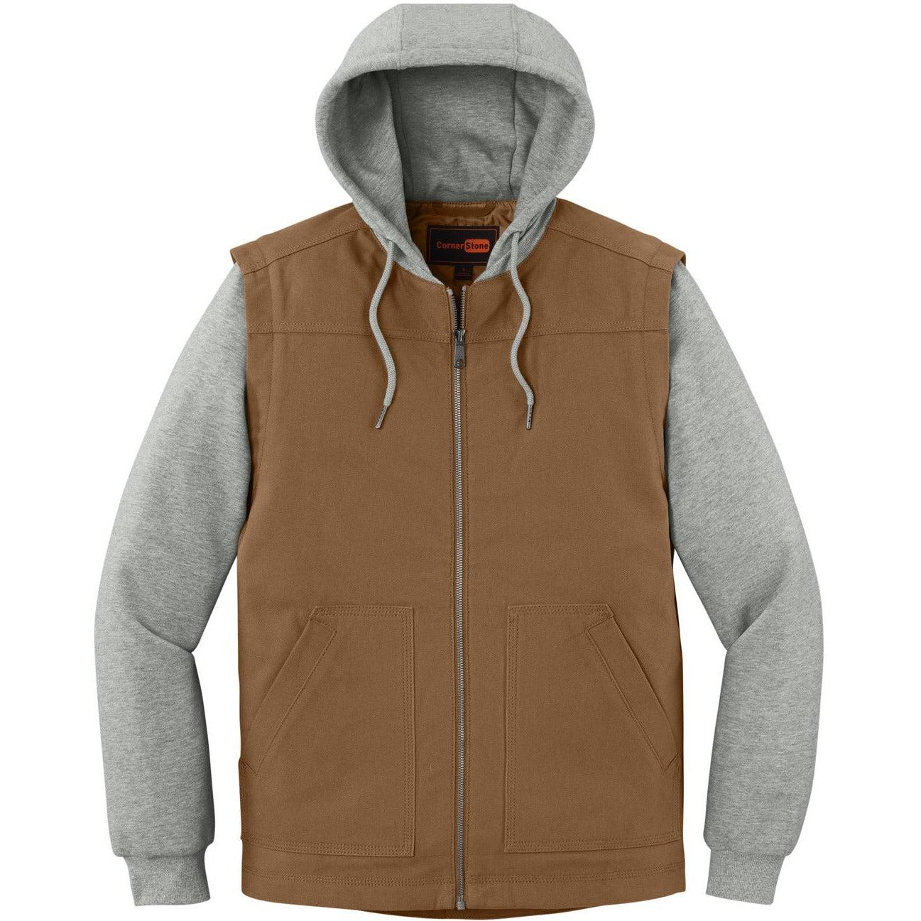CornerStone Duck Fleece Full-Zip Hooded Jacket