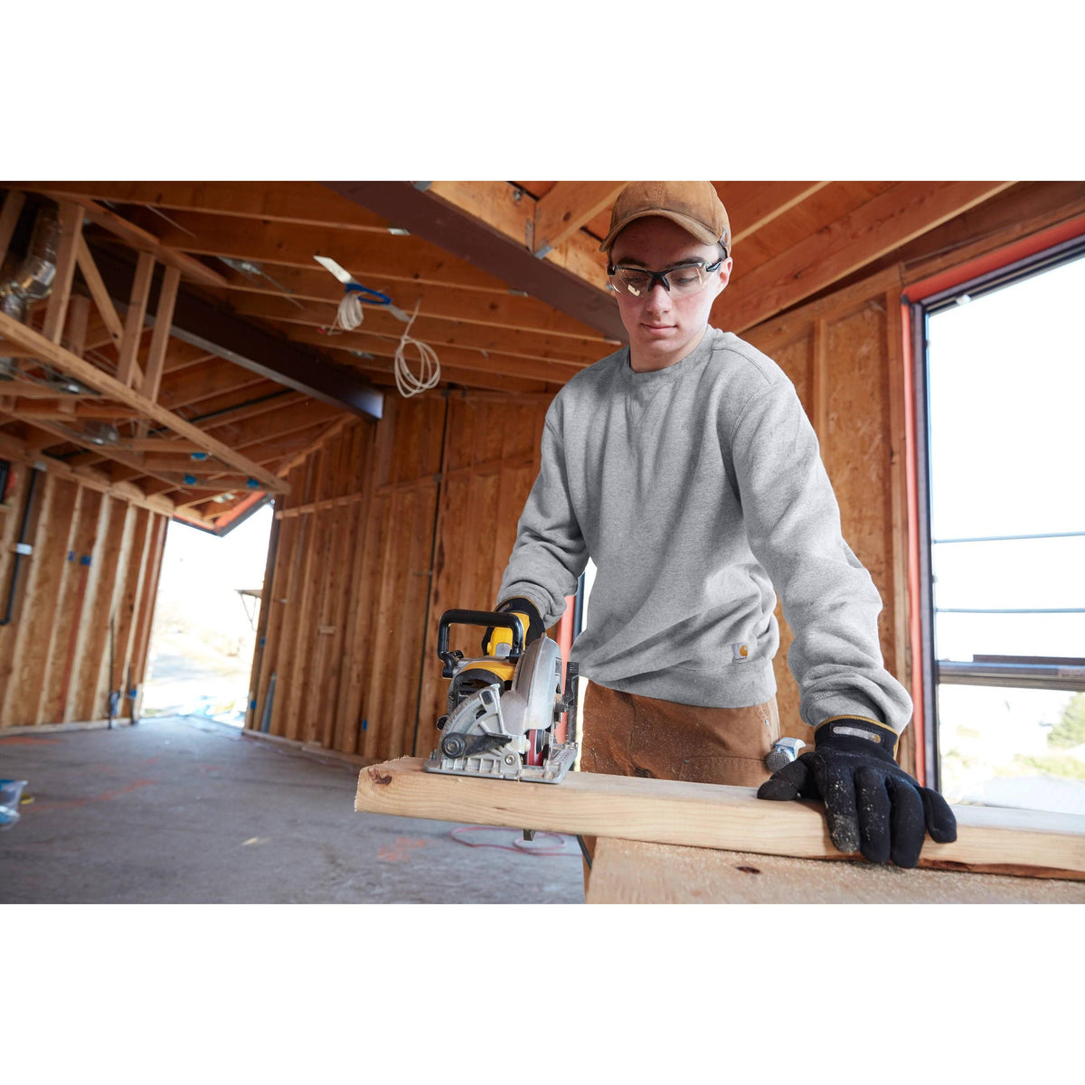 no-logo Carhartt Midweight Crewneck Sweatshirt-Crewnecks-Carhartt-Thread Logic