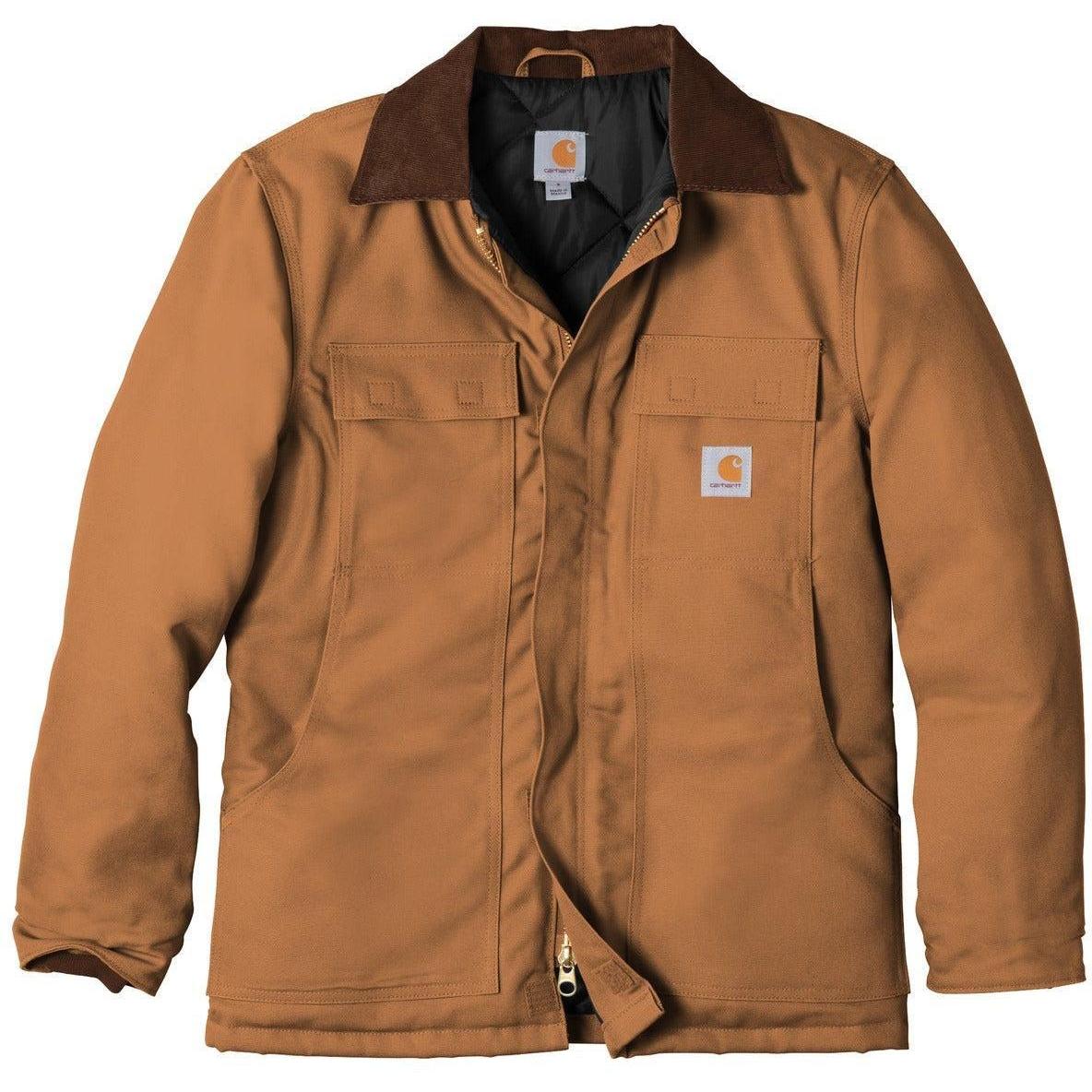 no-logo Carhartt Duck Traditional Coat-New-Carhartt-Carhartt Brown-S-Thread Logic