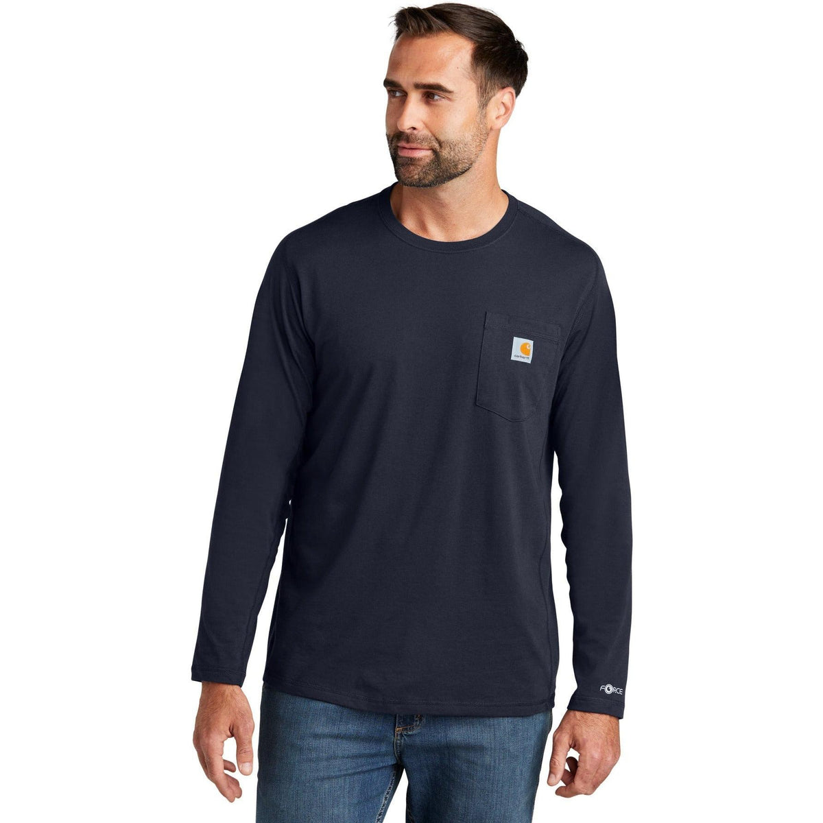 no-logo Carhartt Force Long Sleeve Pocket T-Shirt-Regular-Carhartt-Thread Logic