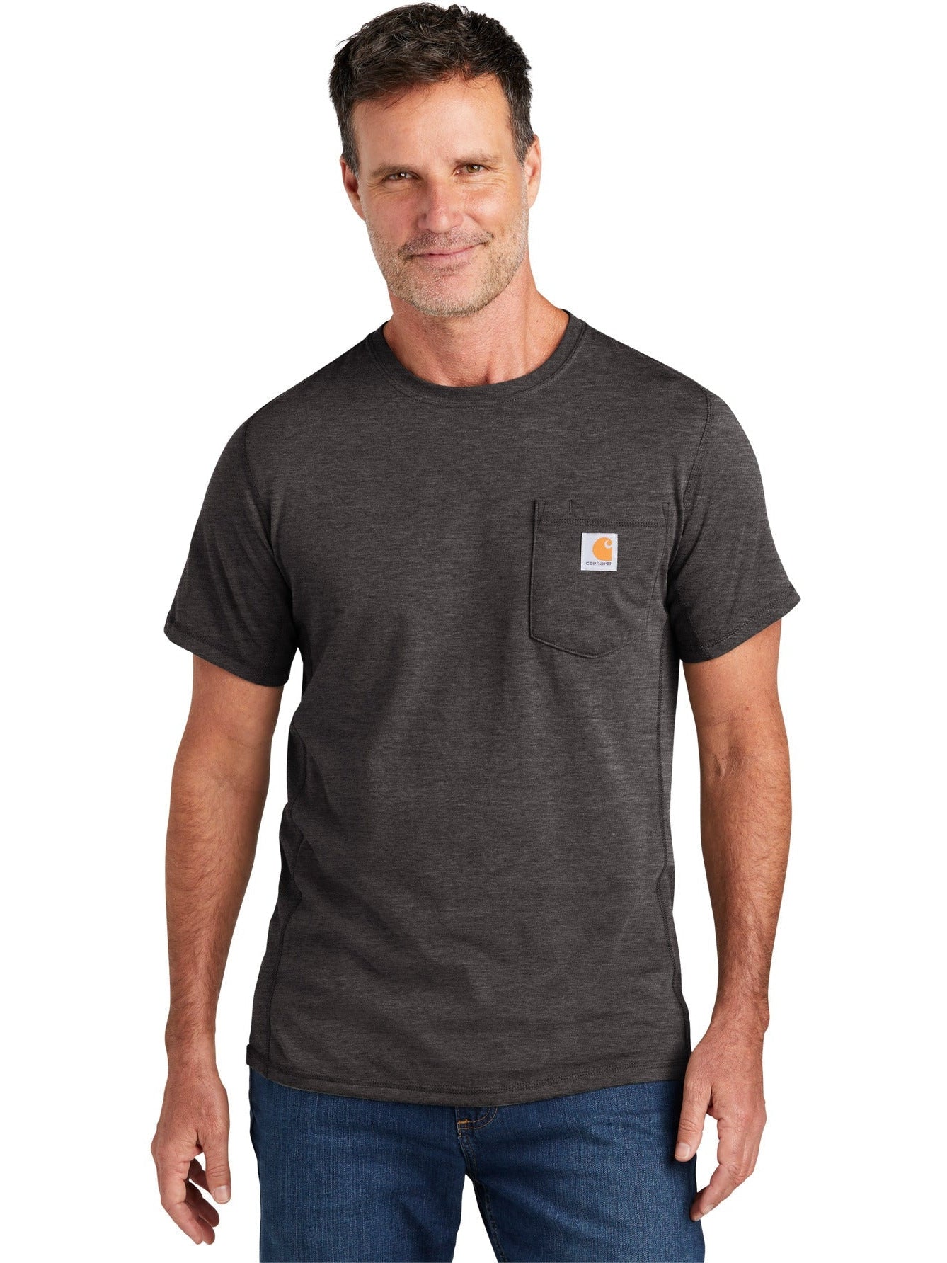 no-logo Carhartt Force Short Sleeve Pocket T-Shirt-Regular-Carhartt-Thread Logic