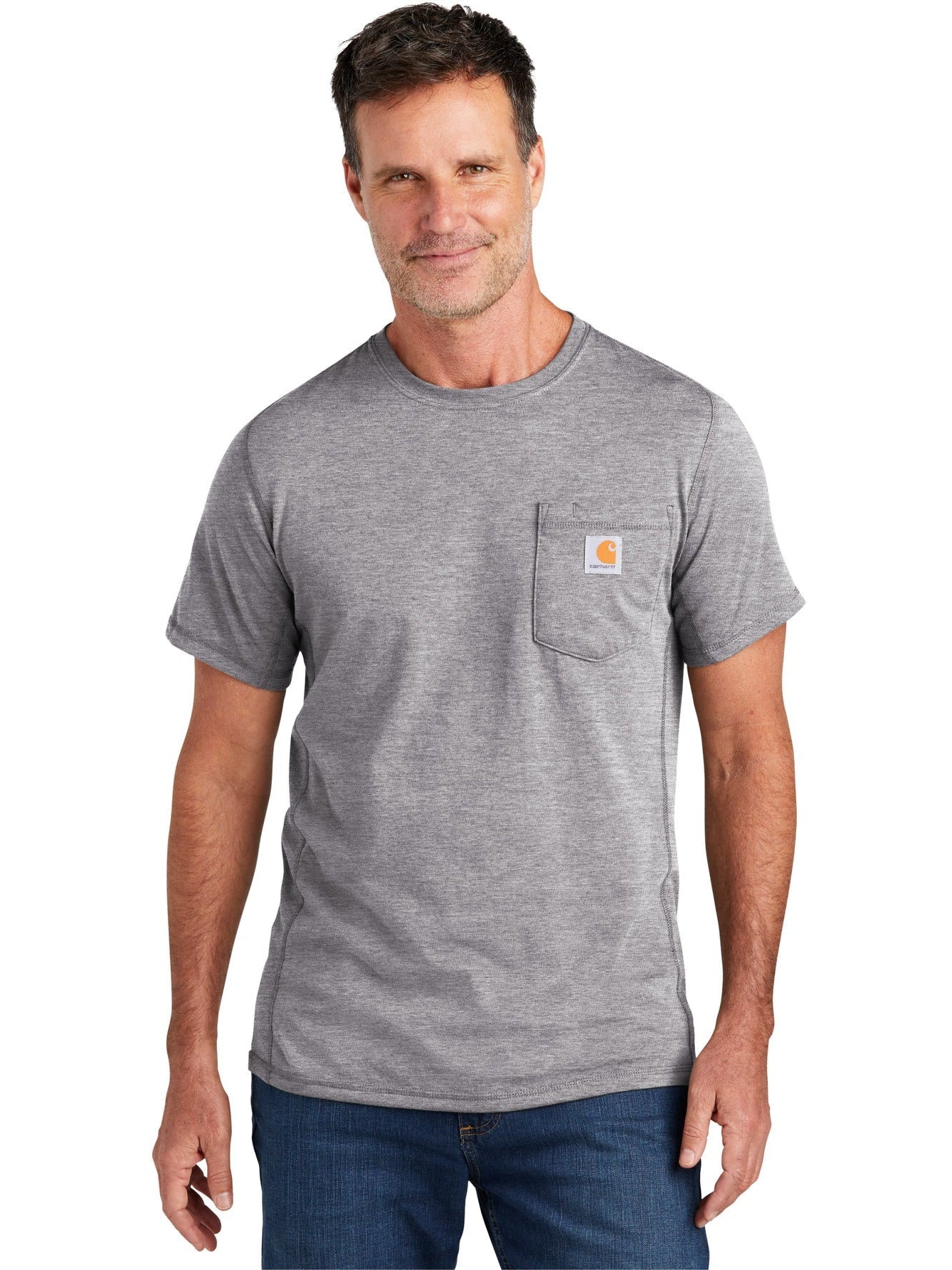 no-logo Carhartt Force Short Sleeve Pocket T-Shirt-Regular-Carhartt-Thread Logic