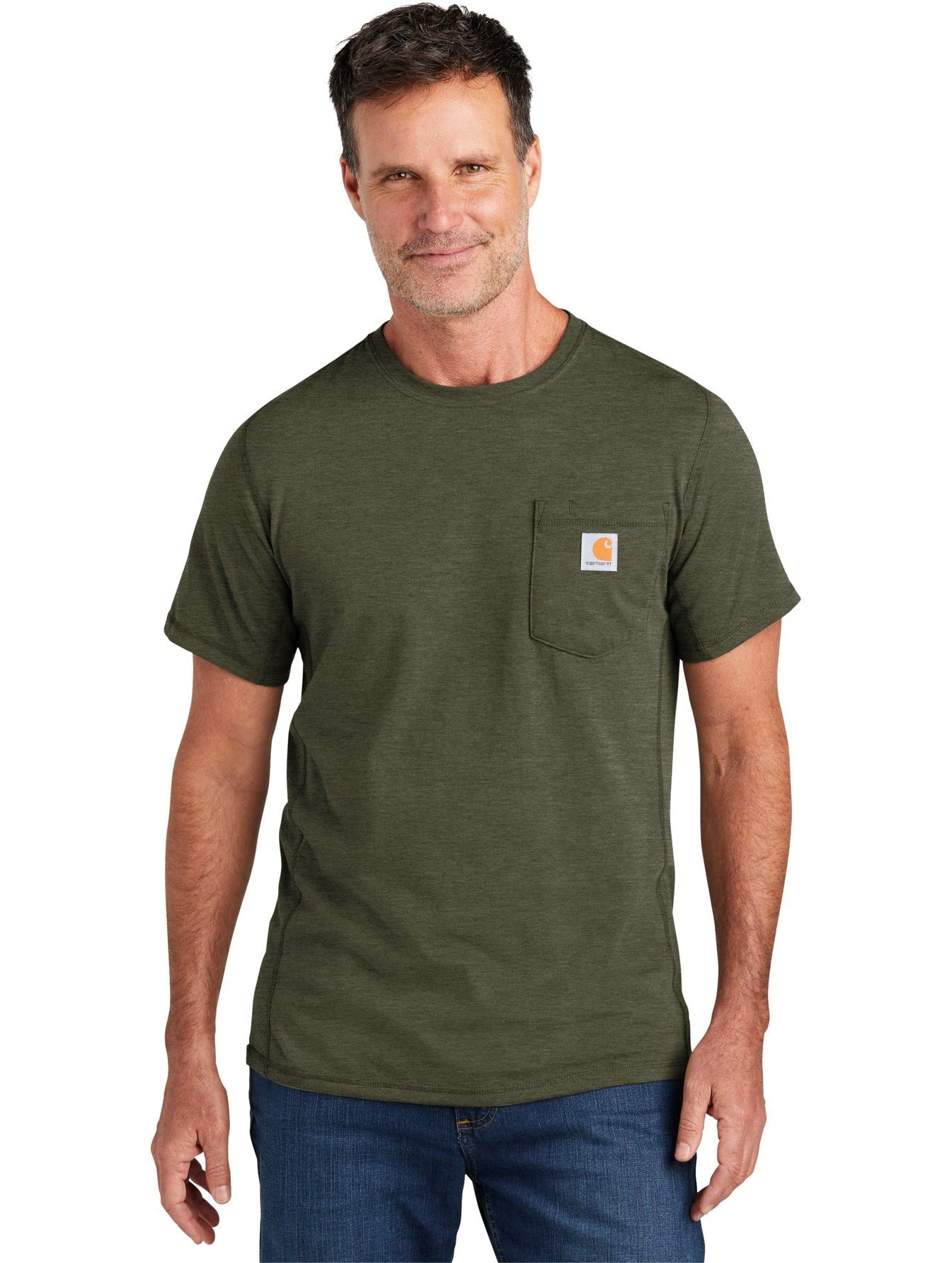 no-logo Carhartt Force Short Sleeve Pocket T-Shirt-Regular-Carhartt-Thread Logic