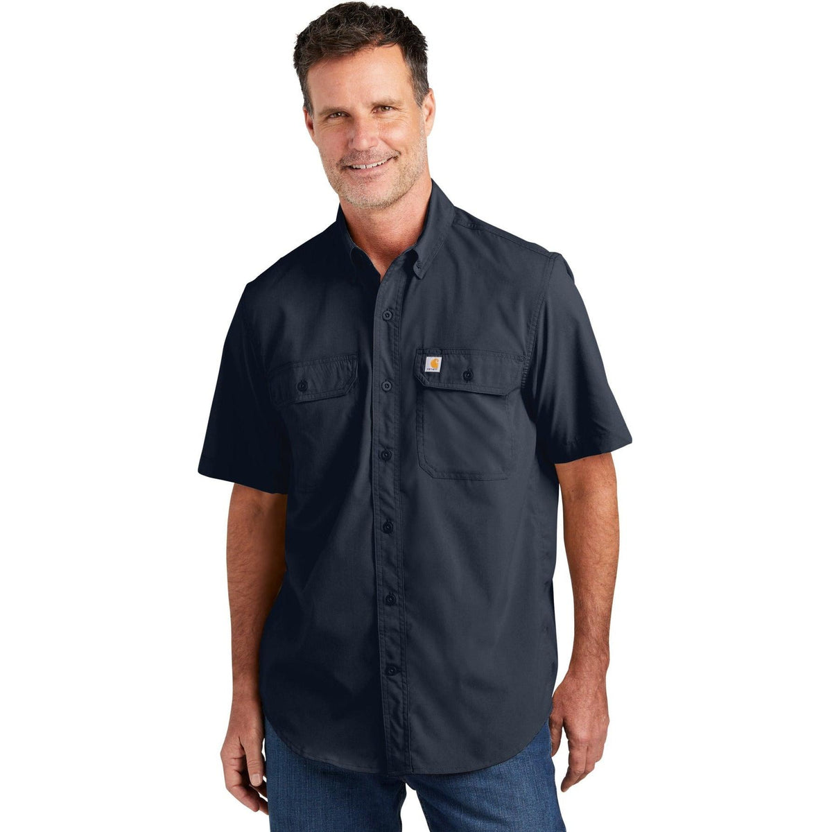 no-logo Carhartt Force Solid Short Sleeve Shirt-Regular-Carhartt-Thread Logic