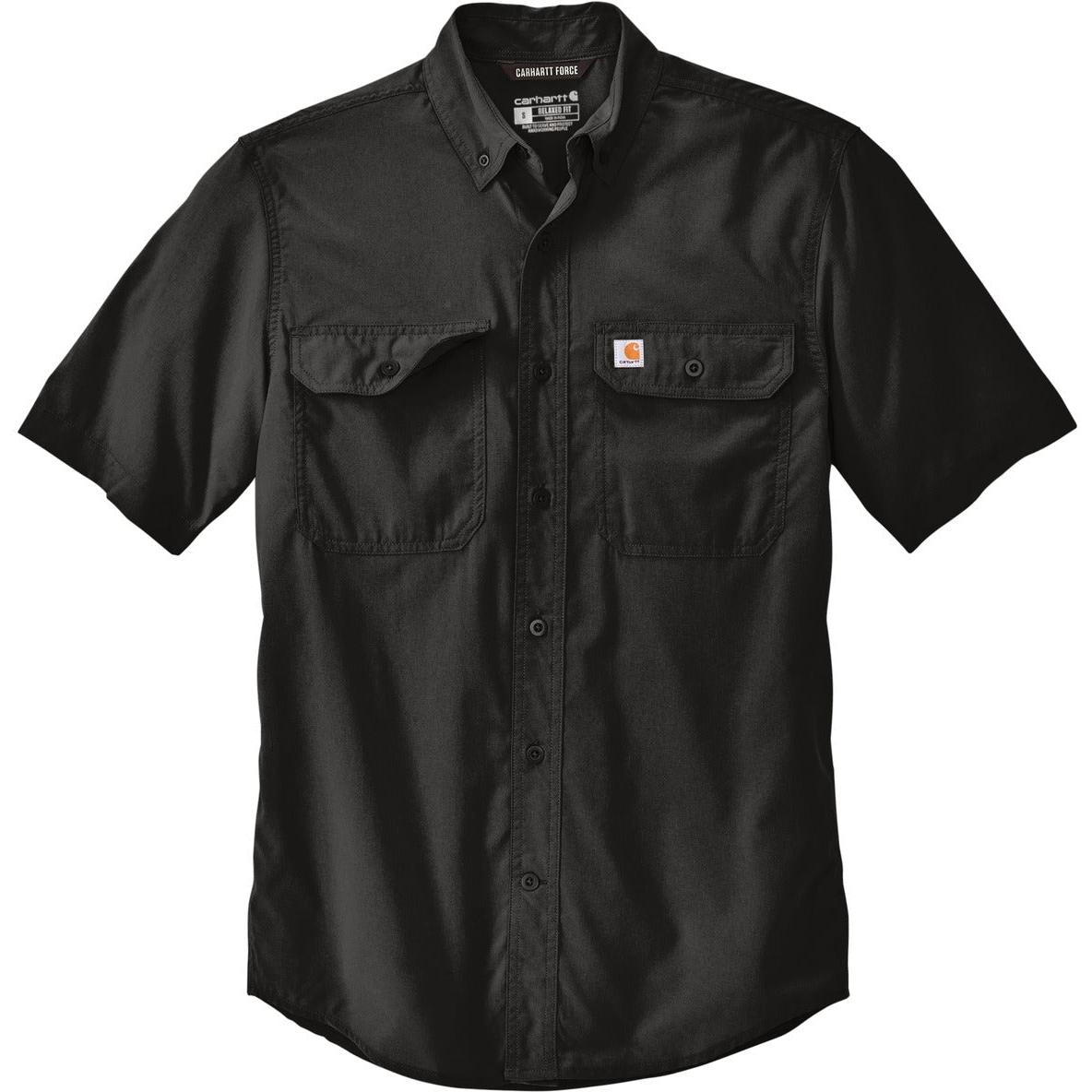 no-logo Carhartt Force Solid Short Sleeve Shirt