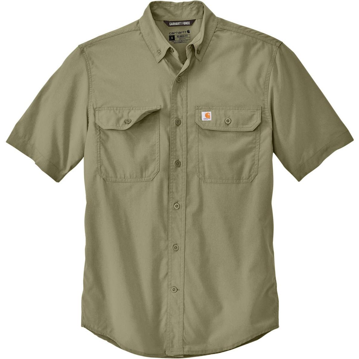 no-logo Carhartt Force Solid Short Sleeve Shirt
