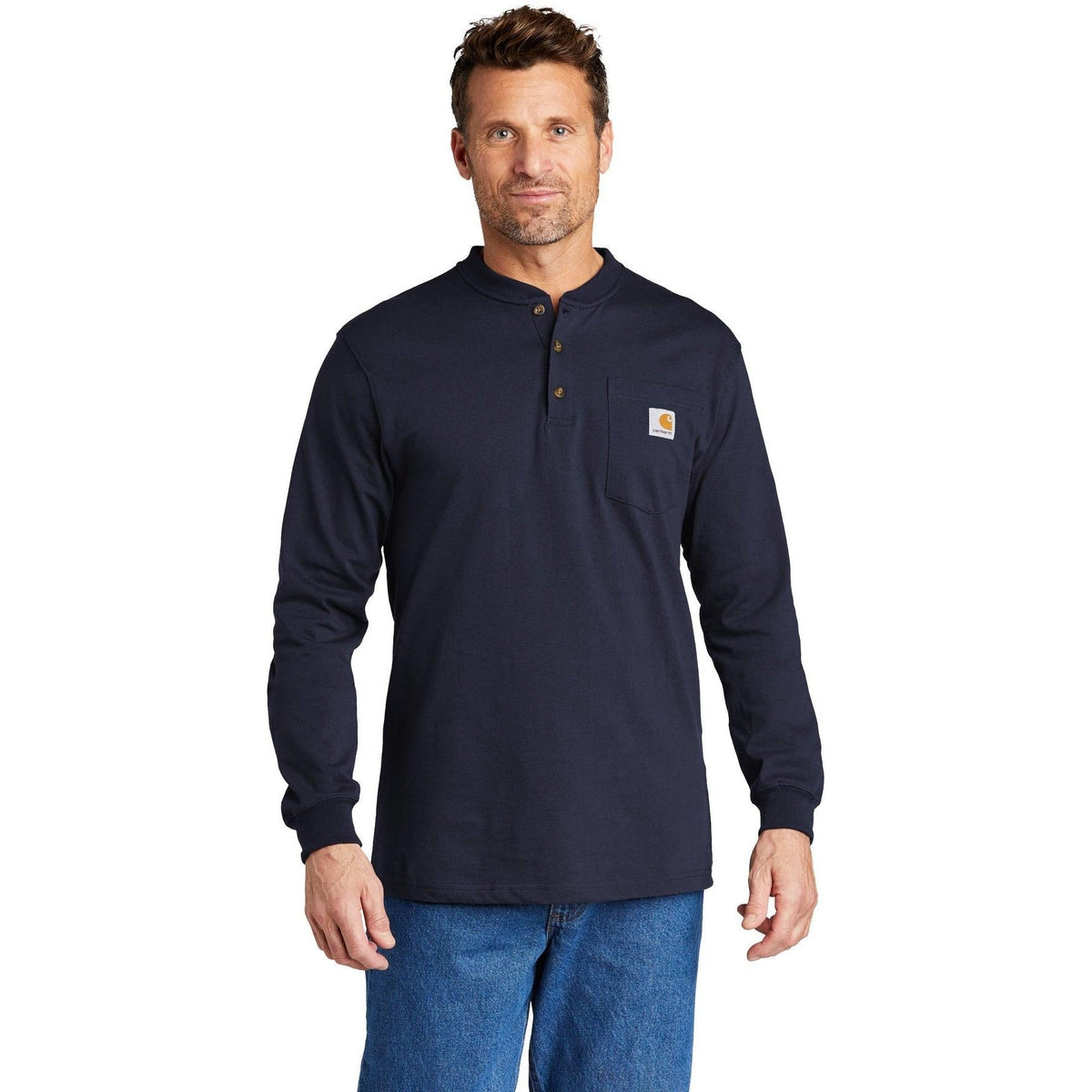 no-logo Carhartt Long Sleeve Henley T-Shirt-Regular-Carhartt-Thread Logic