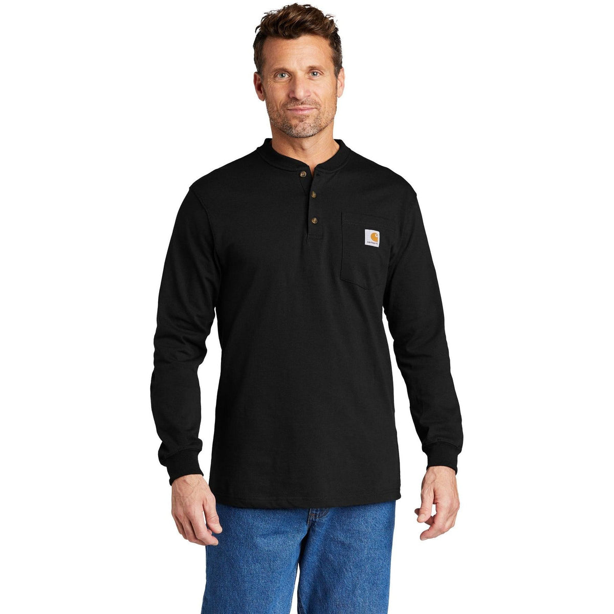 no-logo Carhartt Long Sleeve Henley T-Shirt-Regular-Carhartt-Thread Logic