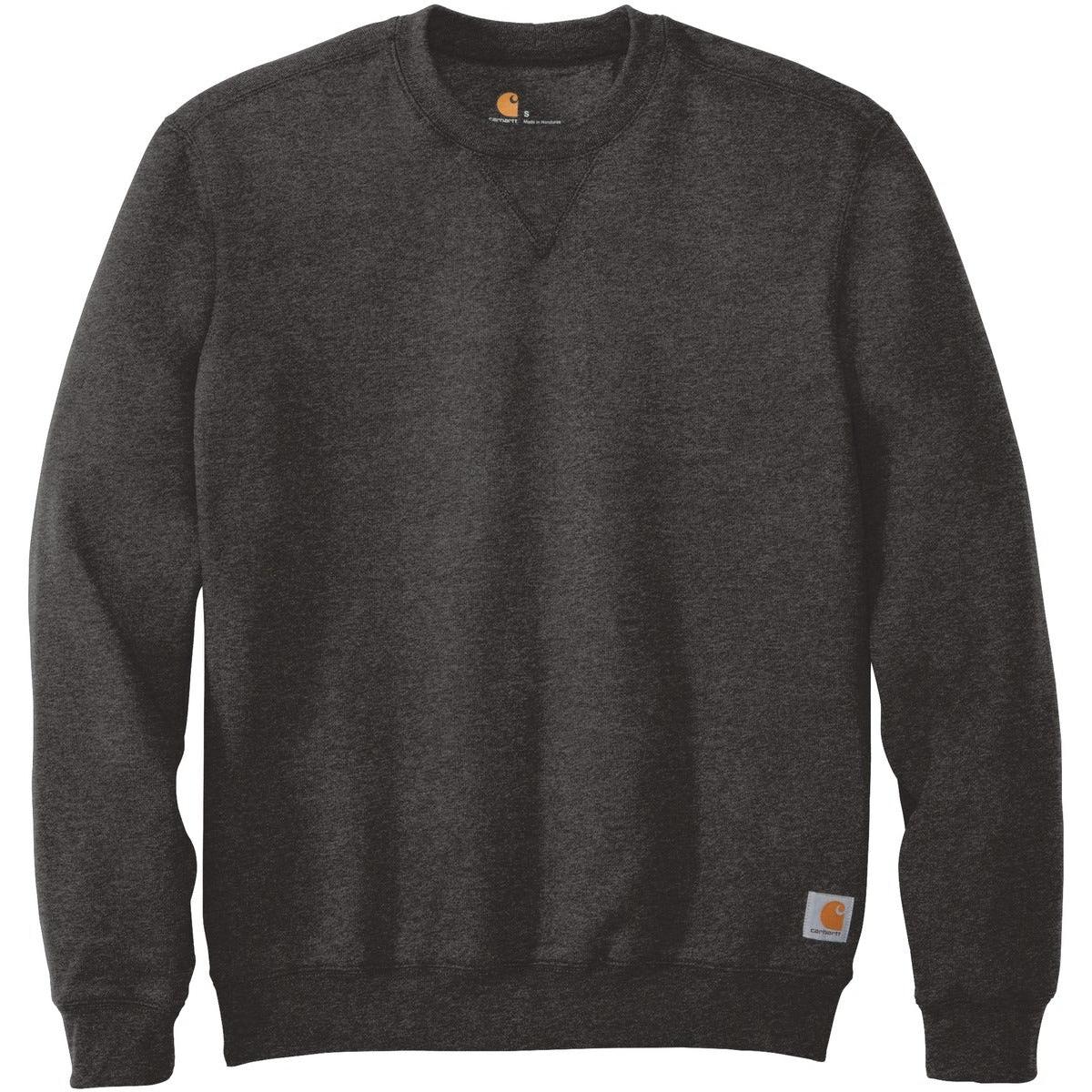 no-logo Carhartt Midweight Crewneck Sweatshirt-Crewnecks-Carhartt-Carbon Heather-S-Thread Logic