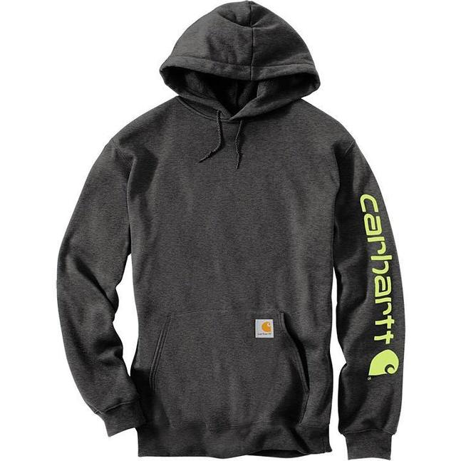 logo-left Carhartt Midweight Hooded Logo Sweatshirt