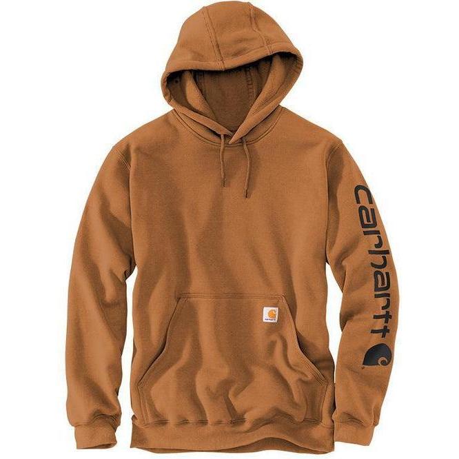 logo-left Carhartt Midweight Hooded Logo Sweatshirt