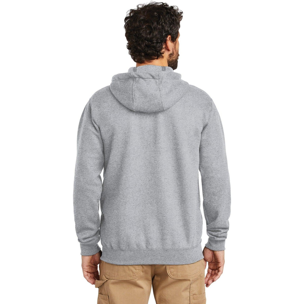 no-logo Carhartt Midweight Hooded Zip-Front Sweatshirt-Full Zips-Carhartt-Thread Logic