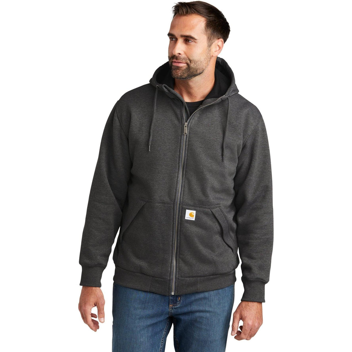 no-logo Carhartt Midweight Thermal-Lined Full-Zip Sweatshirt-Regular-Carhartt-Thread Logic