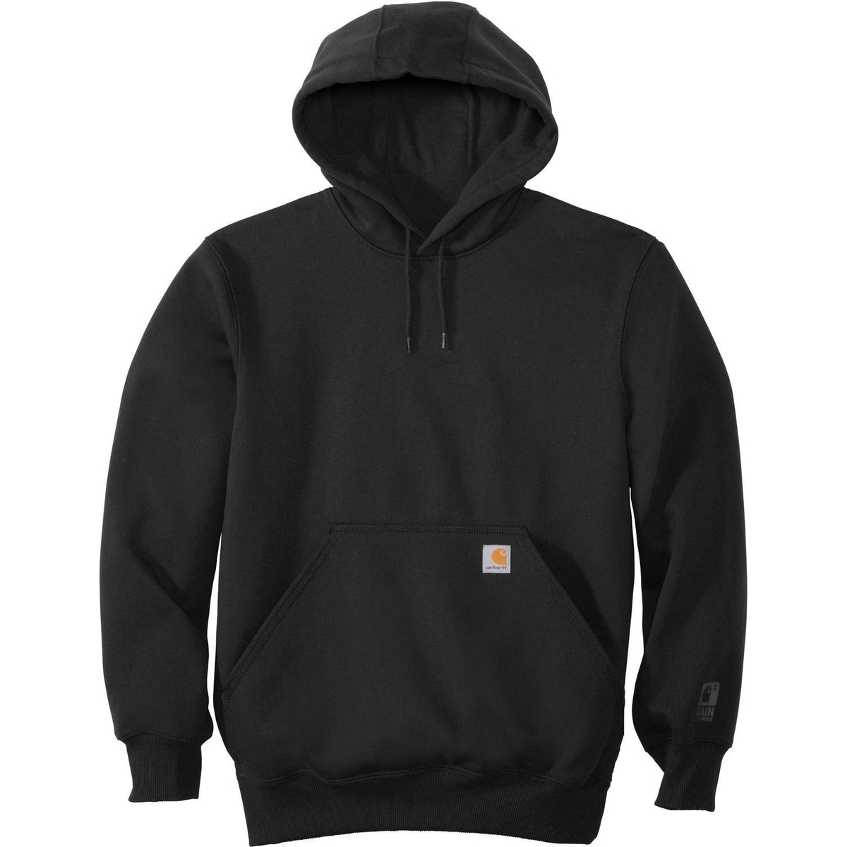 no-logo Carhartt Rain Defender Paxton Heavyweight Hooded Sweatshirt-Hoodies-Carhartt-Black-S-Thread Logic