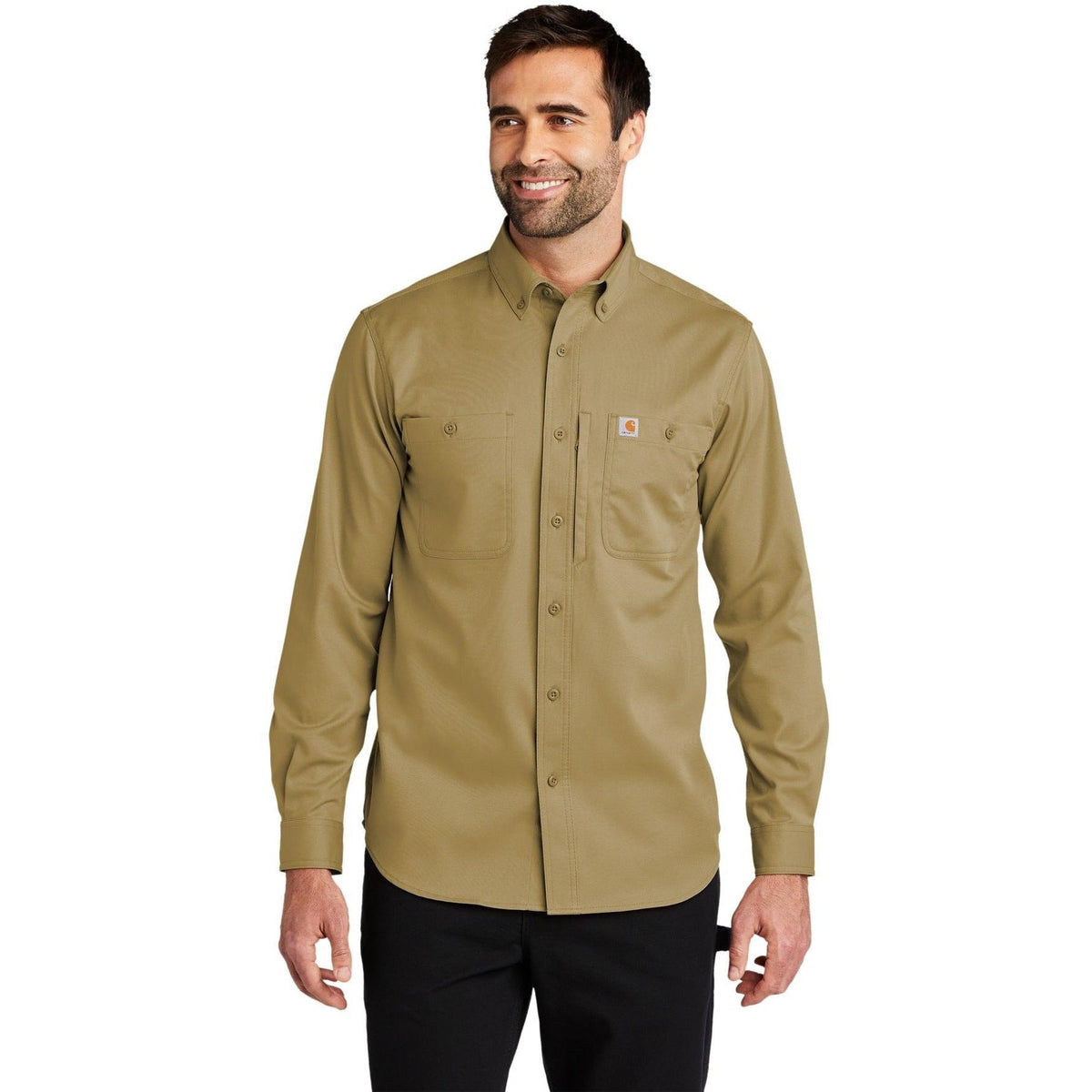 no-logo Carhartt Rugged Professional Series Long Sleeve Shirt-Regular-Carhartt-Thread Logic