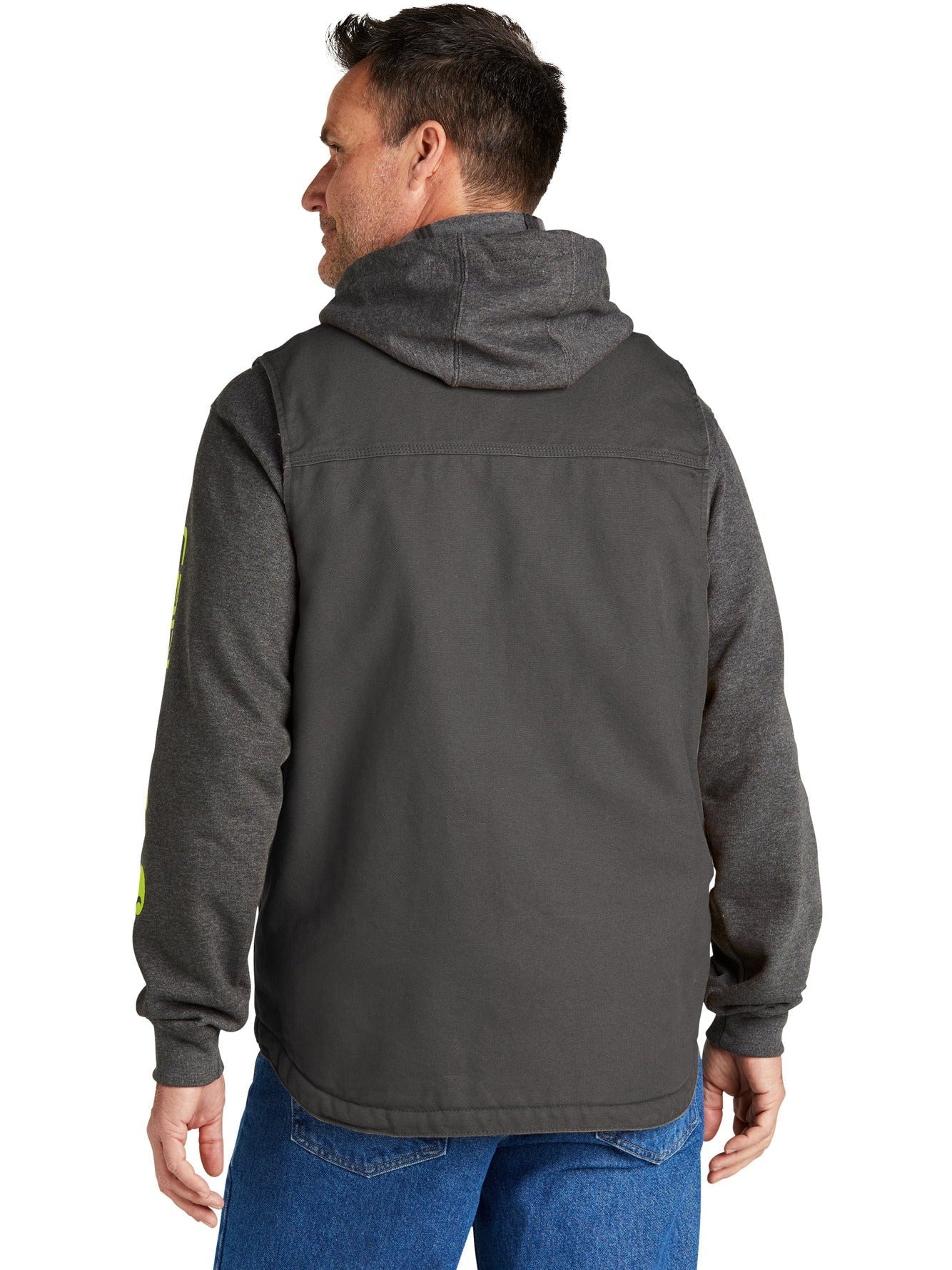 no-logo Carhartt Sherpa-Lined Mock Neck Vest-Regular-Carhartt-Thread Logic