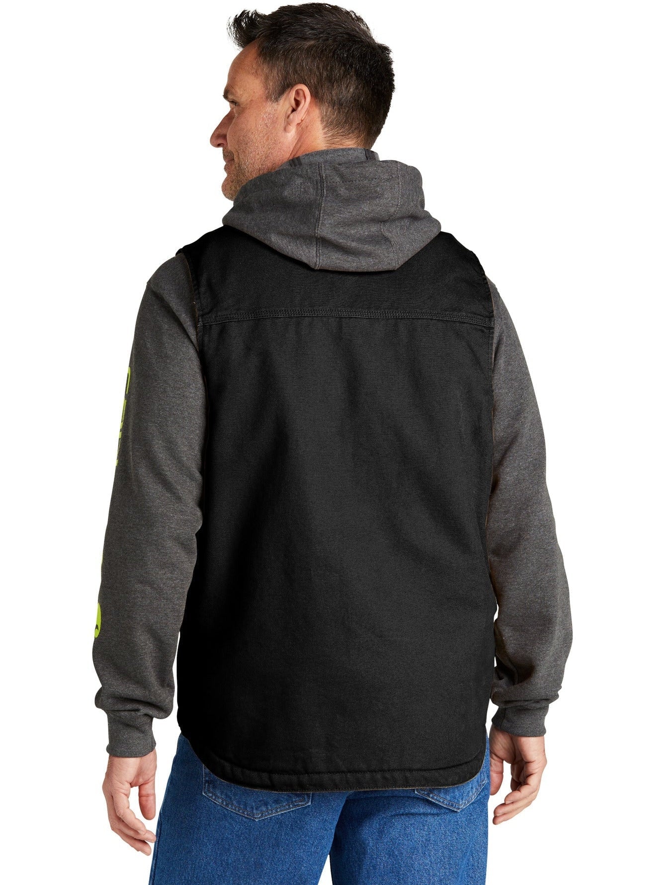 no-logo Carhartt Sherpa-Lined Mock Neck Vest-Regular-Carhartt-Thread Logic