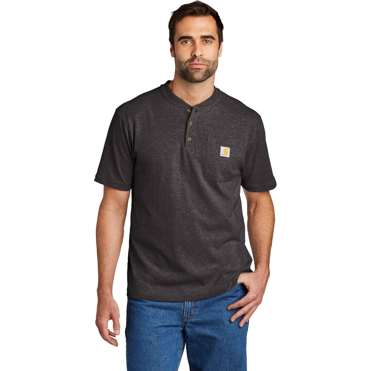 no-logo Carhartt Short Sleeve Henley T-Shirt-Regular-Carhartt-Thread Logic