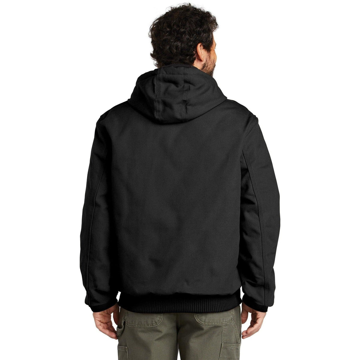 no-logo Carhartt Tall Quilted-Flannel-Lined Duck Active Jac-New-Carhartt-Thread Logic
