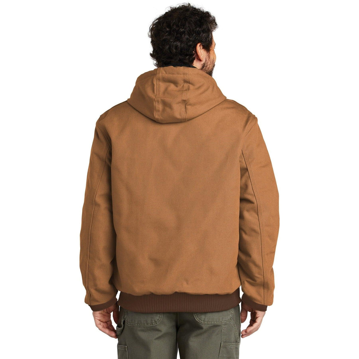 no-logo Carhartt Tall Quilted-Flannel-Lined Duck Active Jac-New-Carhartt-Thread Logic