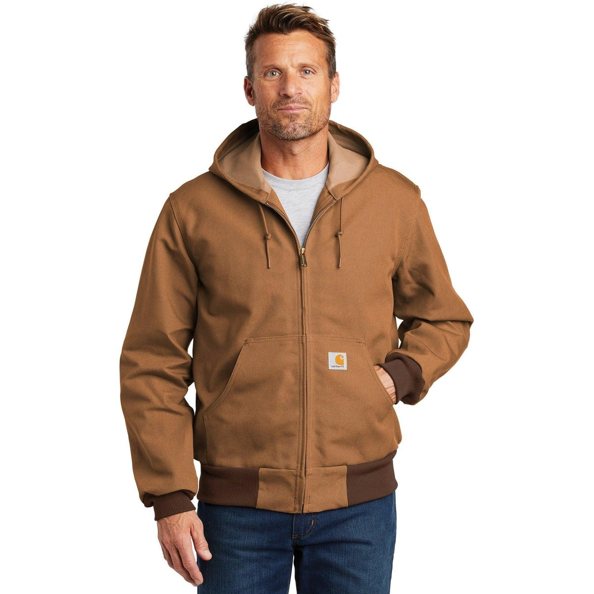 no-logo Carhartt Tall Thermal-Lined Duck Active Jacket-New-Carhartt-Thread Logic