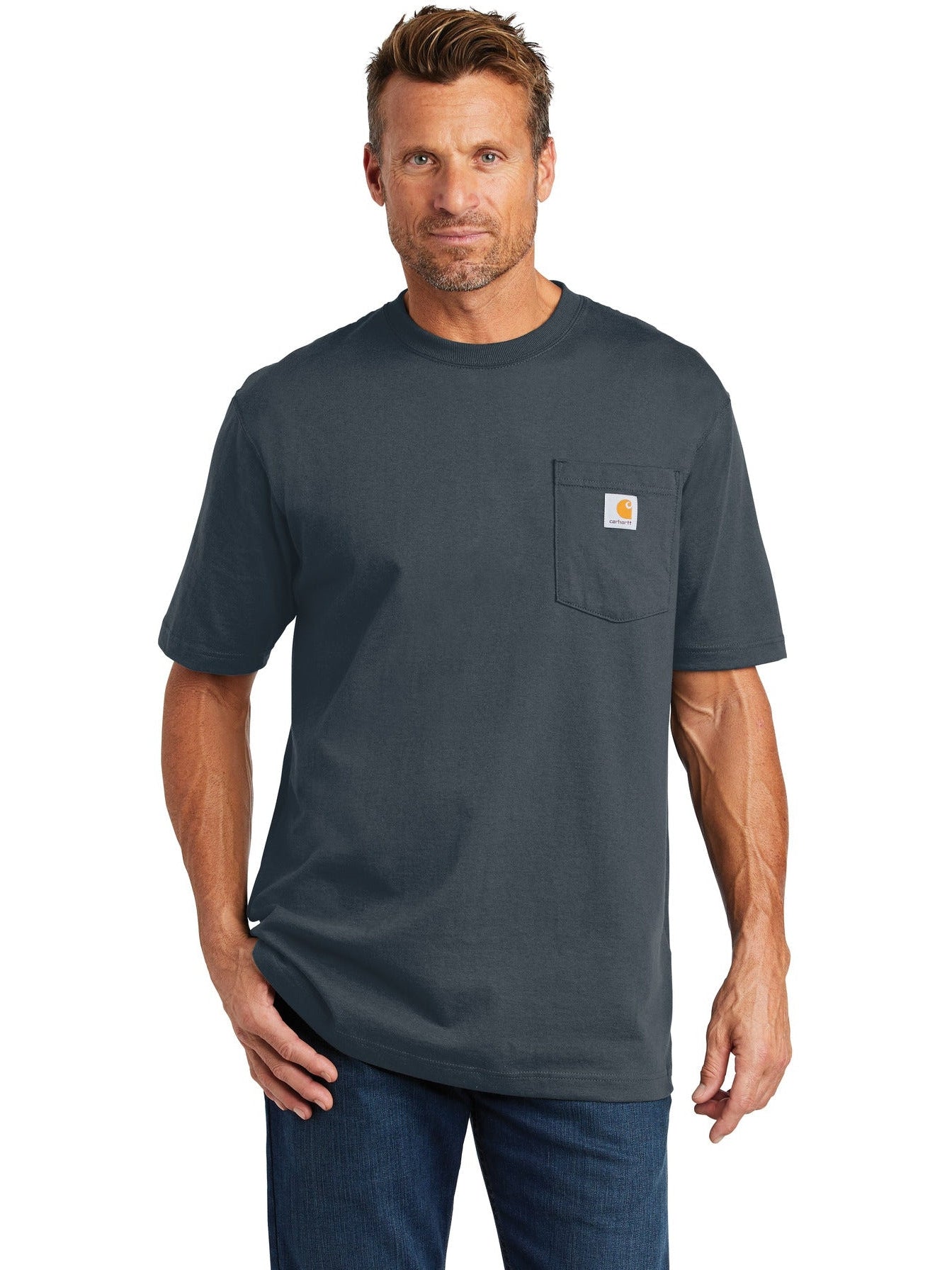 no-logo Carhartt Tall Workwear Pocket Short Sleeve T-Shirt-Regular-Carhartt-Thread Logic