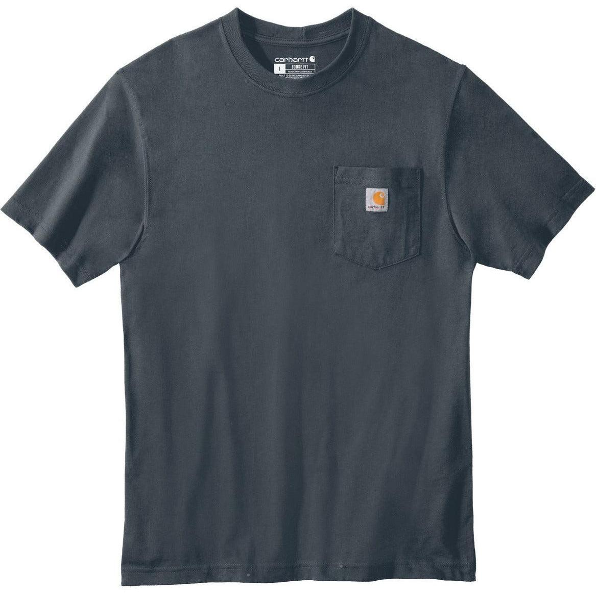 no-logo Carhartt Tall Workwear Pocket Short Sleeve T-Shirt-Regular-Carhartt-Bluestone-LT-Thread Logic