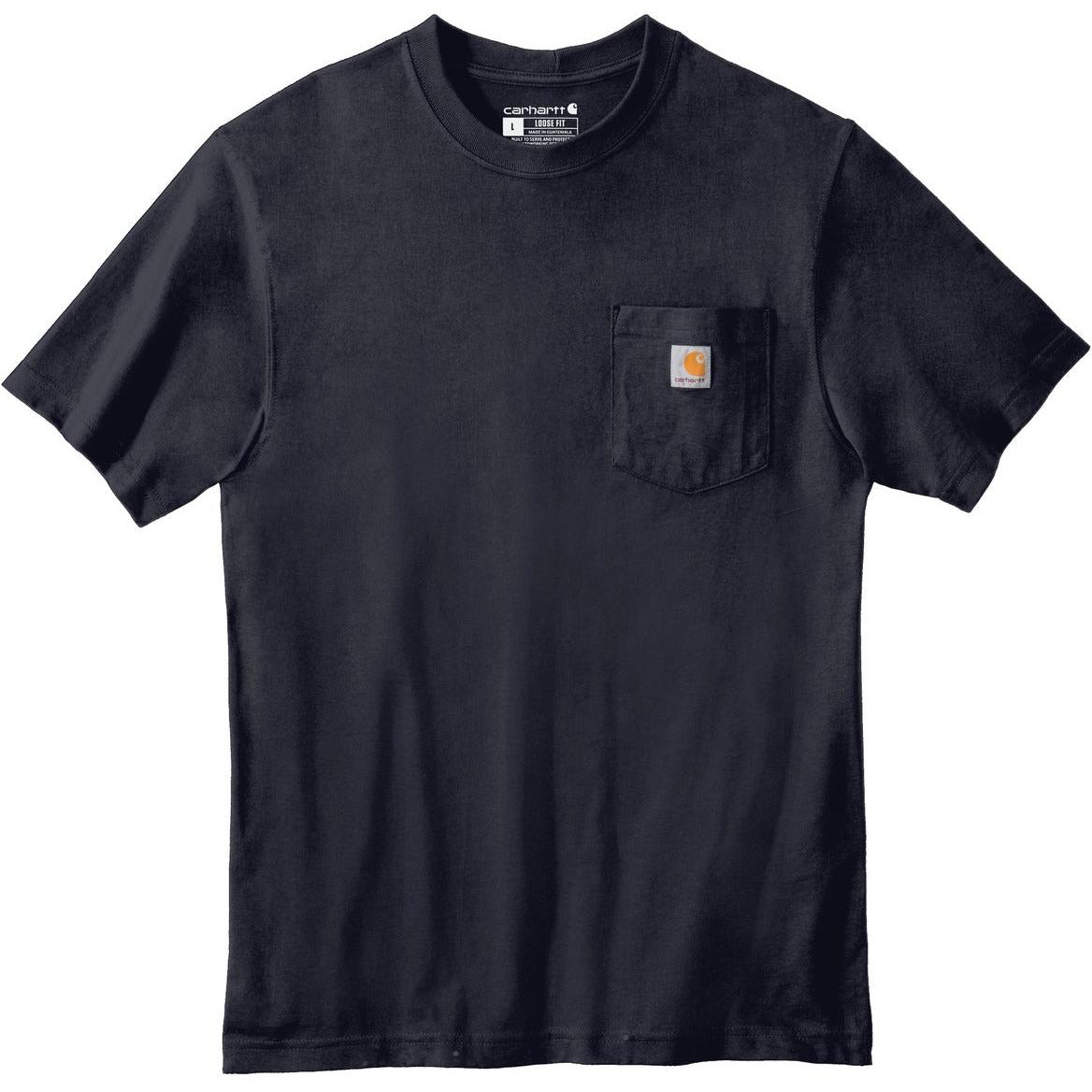 no-logo Carhartt Tall Workwear Pocket Short Sleeve T-Shirt-Regular-Carhartt-Navy-LT-Thread Logic