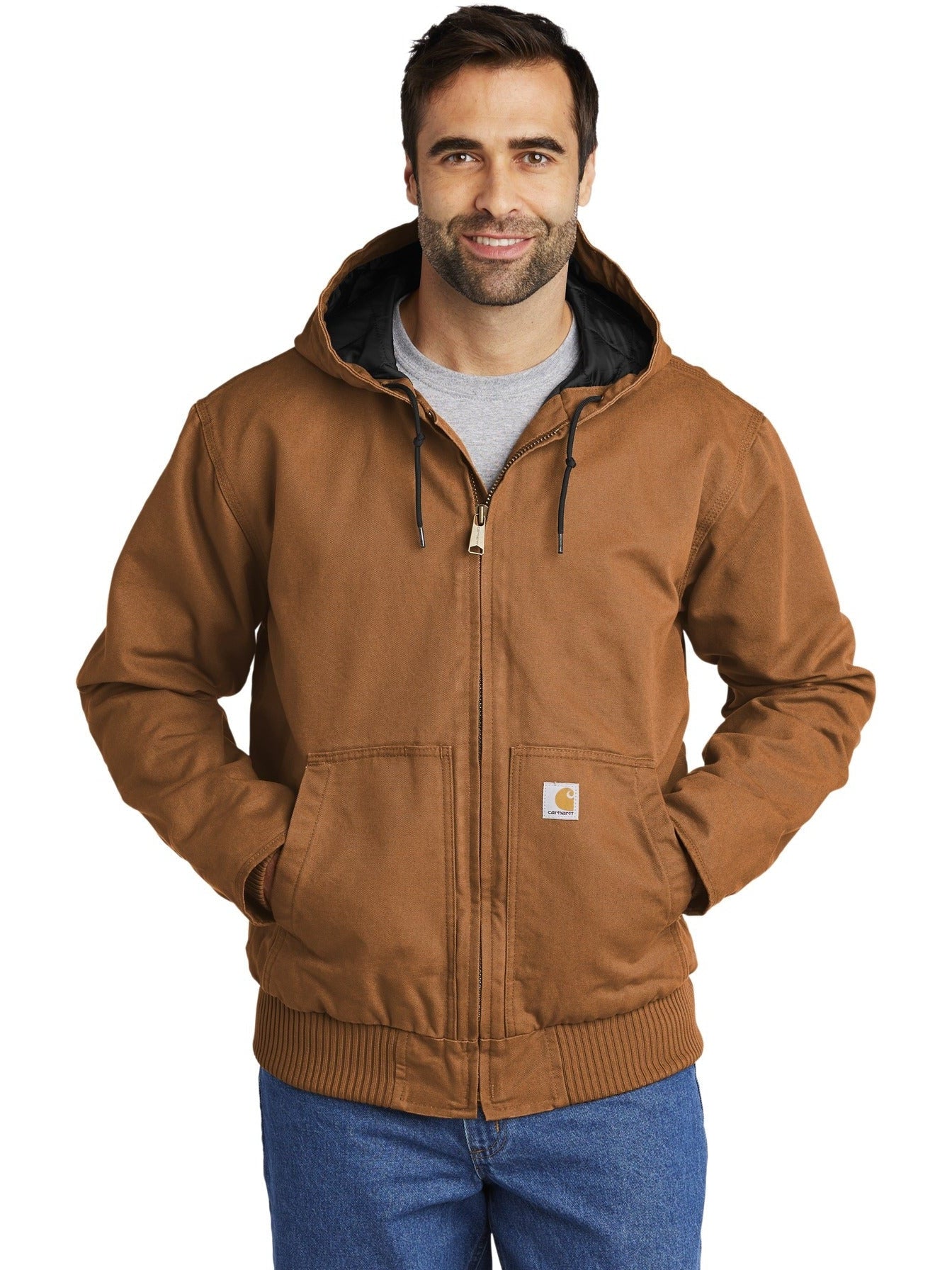 no-logo Carhartt Washed Duck Active Jac-Regular-Carhartt-Thread Logic