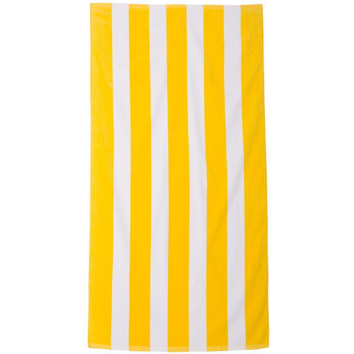 no-logo Carmel Towel Company Cabana Stripe Velour Beach Towel-Accessories-Carmel Towel-Sunlight-Thread Logic